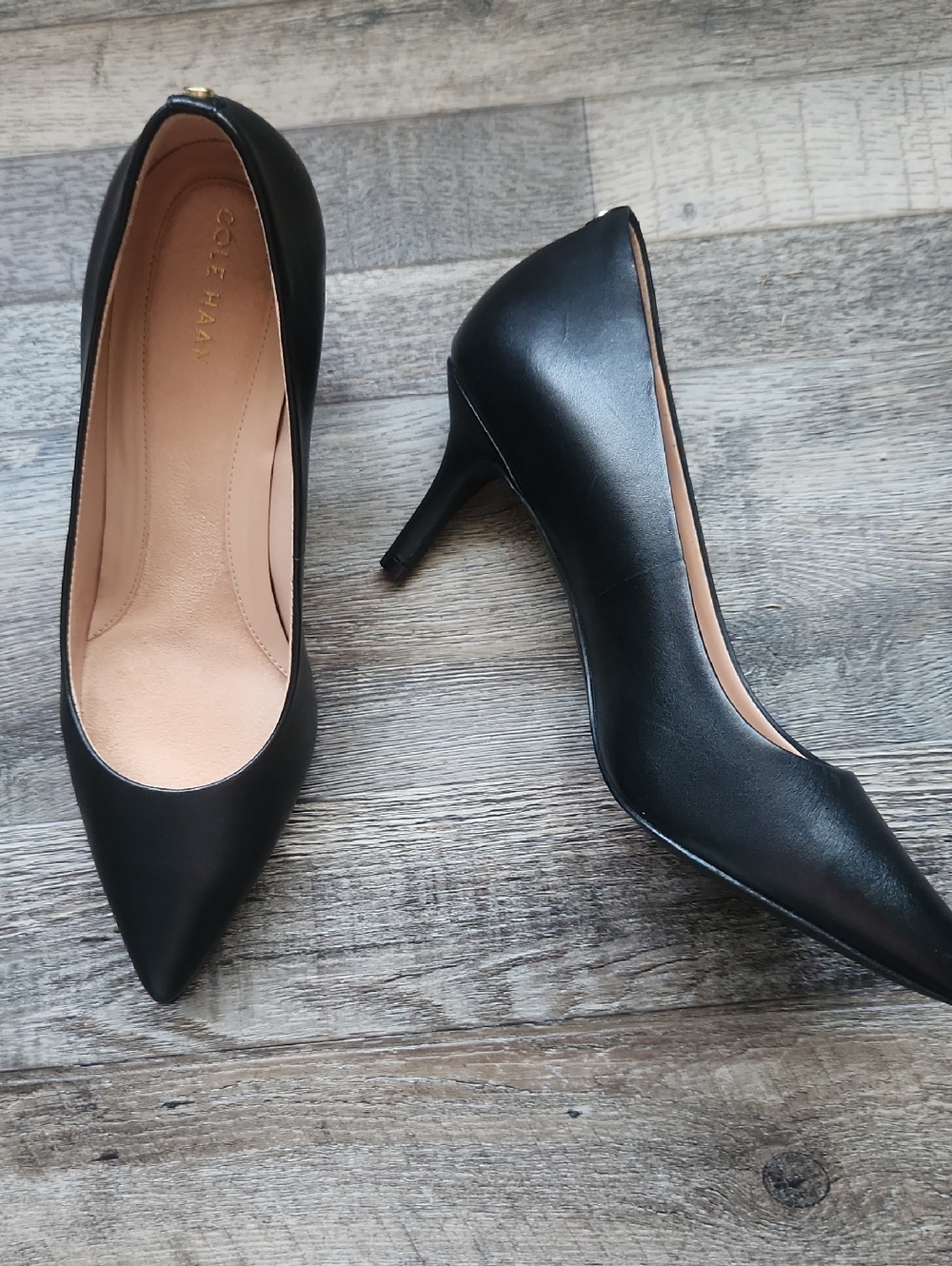 Cole Haan Grande Women's 65mm High Heel Go-to Park  Black Princess Size 7 B